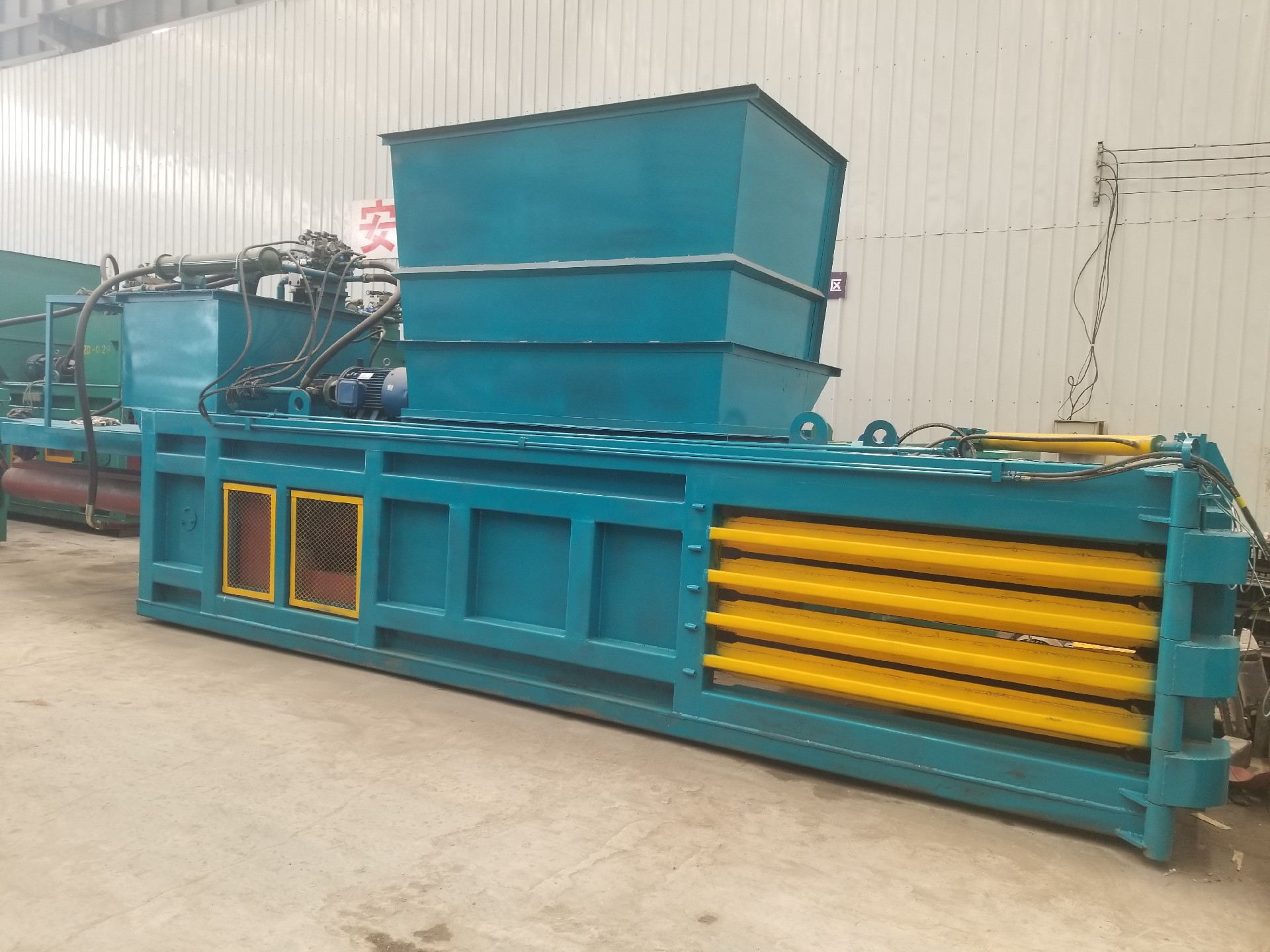Waste paper baler