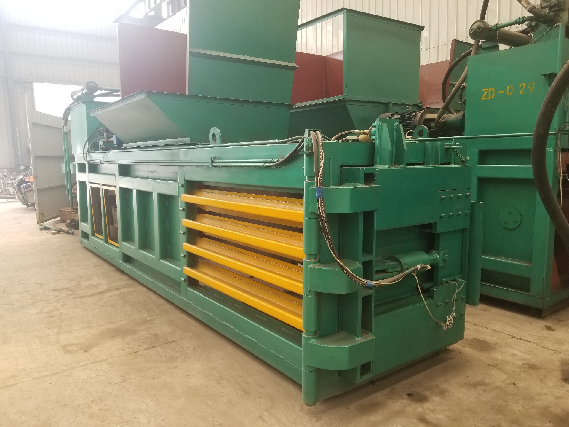 Waste paper baler
