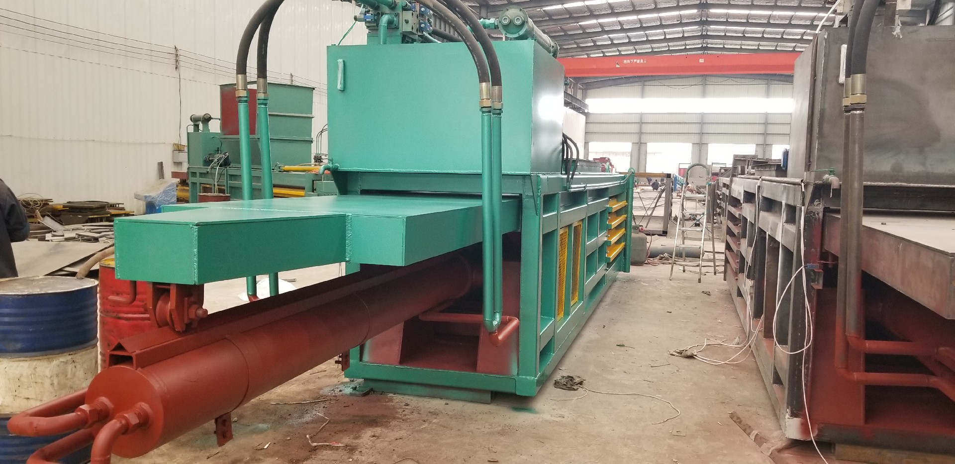 Automatic waste paper baler
