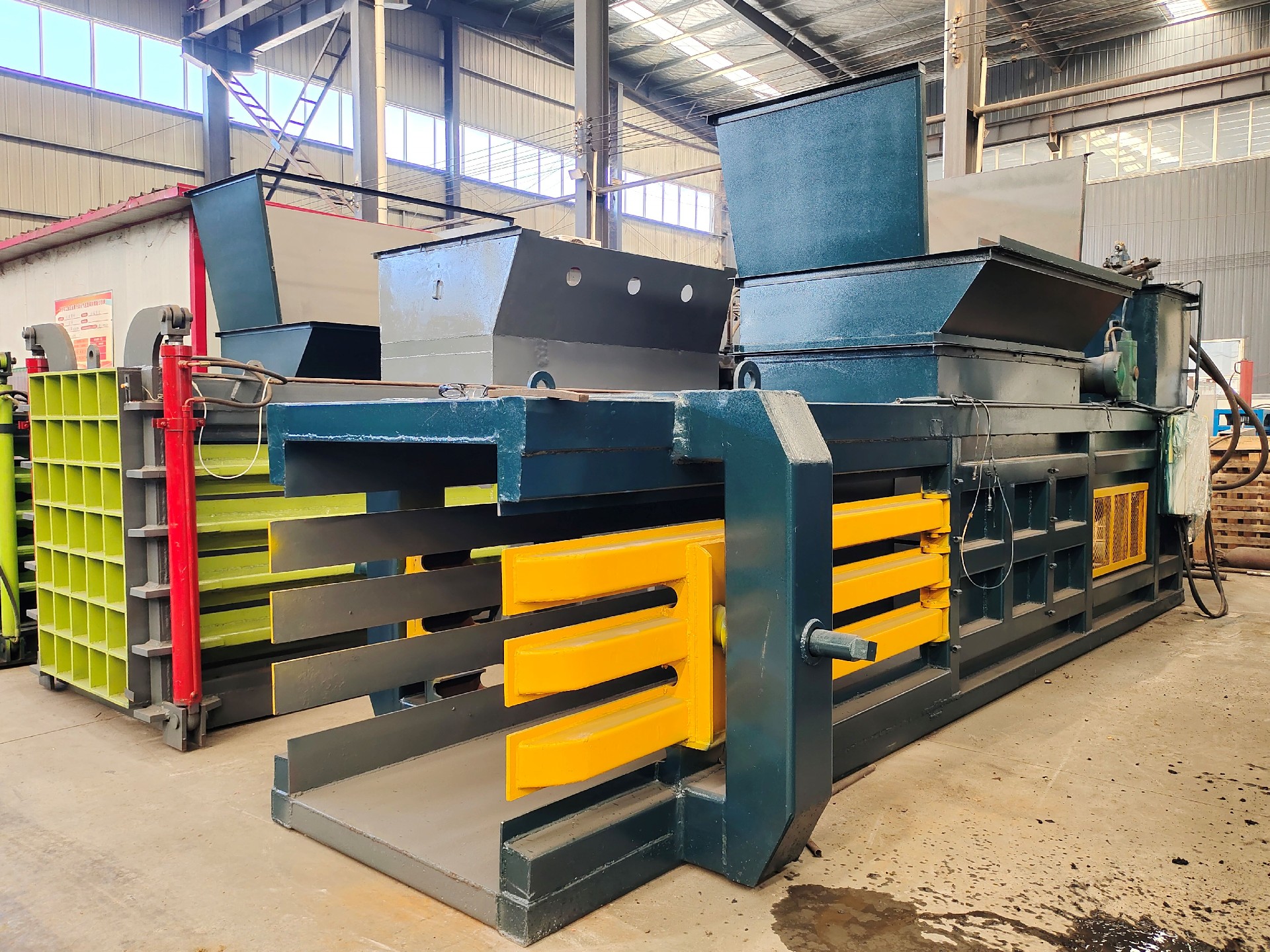 Waste paper baler