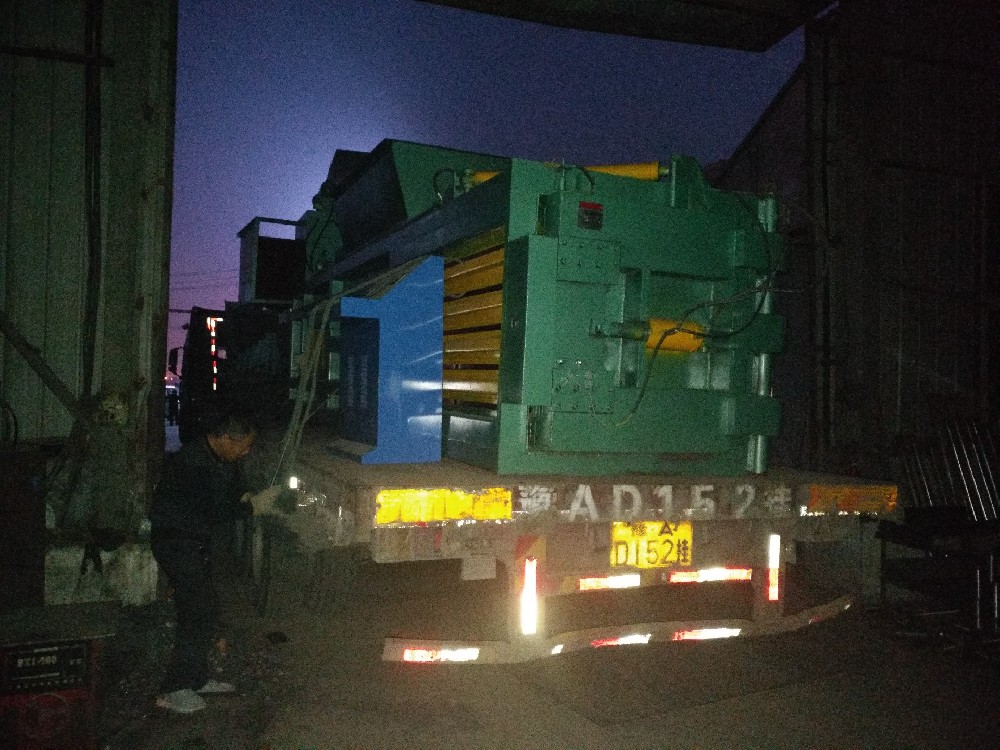 Metal baler sent to Nigeria